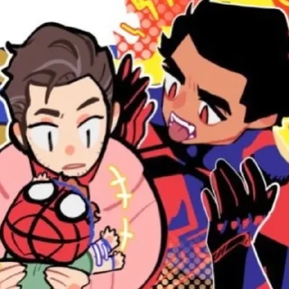🤗 emoji Miguel O’Hara Telegram sticker 22 of 35