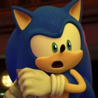 😨 emoji Sonic prime (my username @Darkhote ) Telegram sticker 12 of 76