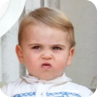 Sticker from Prince Louis