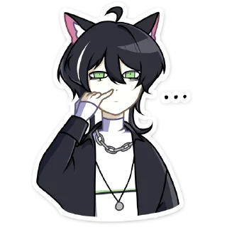 😑 emoji Рен @vkspoilertg Telegram sticker 17 of 48