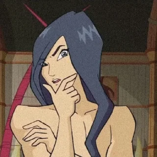 🤔 emoji винкс🤍💋 Telegram sticker 15 of 58
