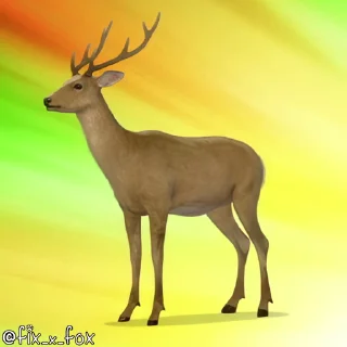 🦌 emoji Шиканоконоко (автор:Twisty_Milk) Telegram sticker 10 of 93