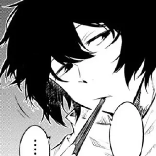 🌟 emoji dazai ! ! Telegram sticker 17 of 66
