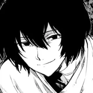 😏 emoji Dazai Osamu Telegram sticker 12 of 28