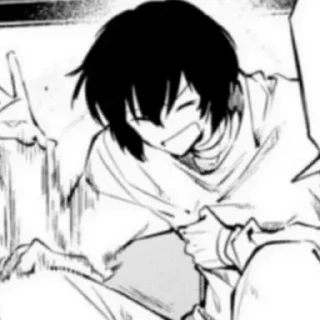 🤣 emoji Dazai Osamu Telegram sticker 13 of 28