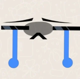 😢 emoji чо зырешь глаза пузырешь Telegram sticker 5 of 17