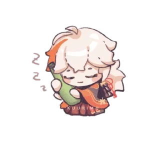 Sticker from Kaedehara Kazuha| @cutesoftcore