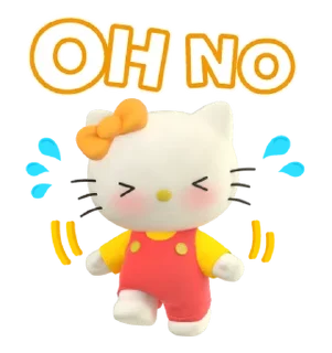 🙂‍↔️ emoji Hello Kitty @xkysluv Telegram sticker 14 of 40