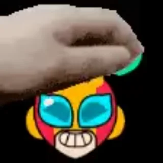 🌟 emoji hand stroking brawlers Telegram sticker 6 of 6