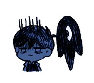 😰 emoji omori Telegram sticker 9 of 47