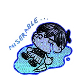 😭 emoji omori Telegram sticker 24 of 47