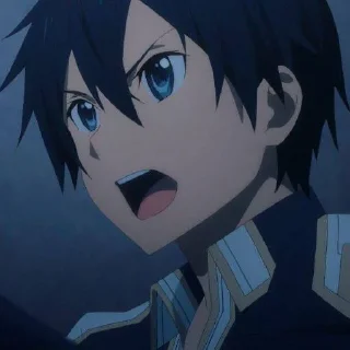 😡 emoji Kirito Telegram sticker 20 of 37