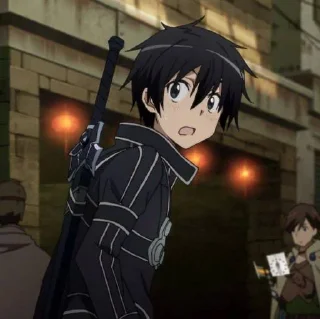 😮 emoji Kirito Telegram sticker 21 of 37