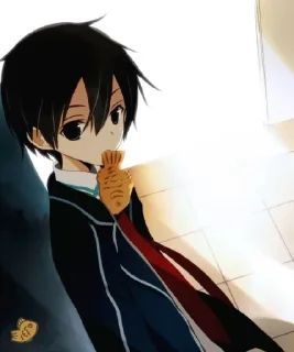 😉 emoji kirito) Telegram sticker 23 of 24