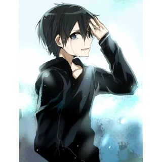 😥 emoji kirito) Telegram sticker 6 of 24