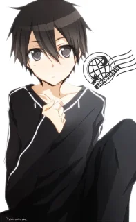 😝 emoji kirito) Telegram sticker 20 of 24