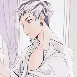 😑 emoji Мицу и Кадзу ♡ Telegram sticker 16 of 59