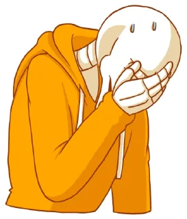 🤦‍♂️ emoji Underswap Papyrus Telegram sticker 12 of 20
