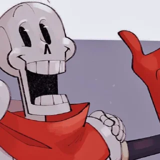 Sticker from Papyrus : : @stickers_undertale