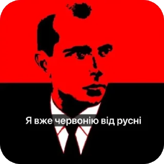 🫥 emoji Степан бандера Telegram sticker 13 of 13