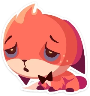 😔 emoji >.< Telegram sticker 24 of 56