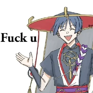 😄 emoji Скарамучча ахуенный. Telegram sticker 12 of 116