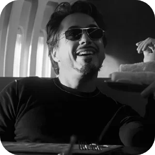 👍 emoji Robert Downey Jr || МАДИ Telegram sticker 7 of 14