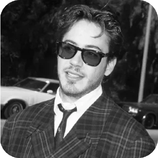 💇 emoji Robert Downey Jr || МАДИ Telegram sticker 14 of 14