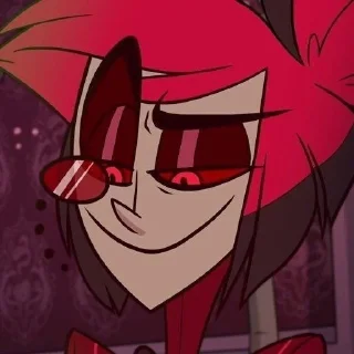 😏 emoji Alastor Telegram sticker 6 of 14