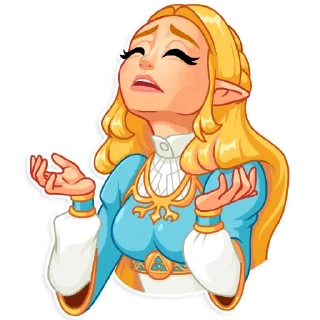 😫 emoji The Legend of Zelda Telegram sticker 24 of 25