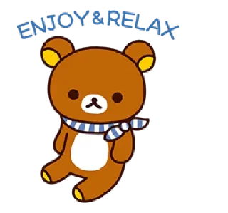 🐻 emoji Rilakkuma: Relaxing Days • @stickB00K Telegram sticker 16 of 114