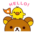 Sticker from Rilakkuma: Relaxing Days