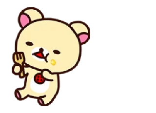 🍽 emoji Rilakkuma: Relaxing Days • @stickB00K Telegram sticker 10 of 114
