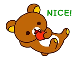 👍 emoji Rilakkuma: Relaxing Days • @stickB00K Telegram sticker 14 of 114