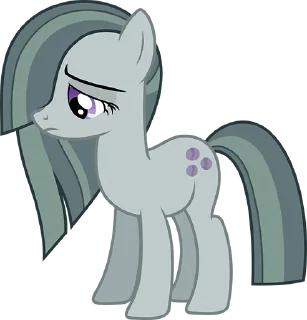 😞 emoji @mlpstickers Marble Pie pack Telegram sticker 24 of 28