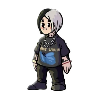 ☹️ emoji SPOT CARTOON 🤍🤍🤍 Telegram sticker 18 of 95