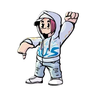 😷 emoji SPOT CARTOON 🤍🤍🤍 Telegram sticker 16 of 95