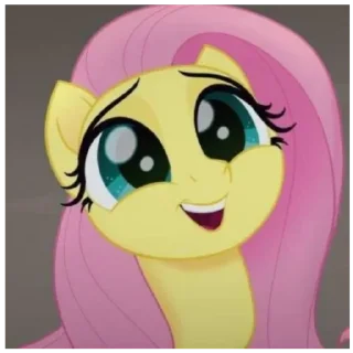 🌟 emoji Флаттершай Telegram sticker 4 of 22