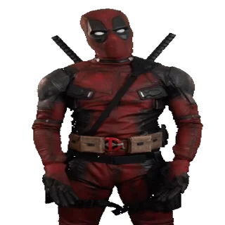 🤷‍♂️ emoji Deadpool @stickerstgrm Telegram sticker 8 of 27