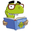 🤓 emoji Mr. T Rex Telegram sticker 23 of 31