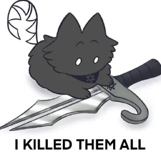 🐱 emoji форсакен хуйня Telegram sticker 9 of 120