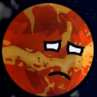 😞 emoji Венера>>>🌎🌎🌎 Telegram sticker 6 of 16