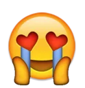 😍 emoji emojis Telegram sticker 1 of 118