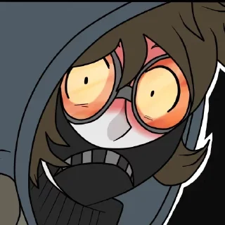 😡 emoji Tim, Toby and Slender core Telegram sticker 16 of 105