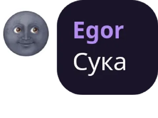 Sticker from Сука