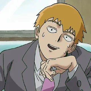 🍥 emoji Arataka Reigen by @diletantk0 Telegram sticker 24 of 120