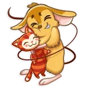 🤗 emoji Arno the Mouse Telegram sticker 11 of 30