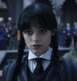 📩 emoji Wednesday addams jenna Telegram sticker 8 of 14
