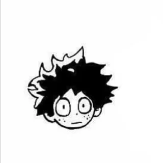 🫤 emoji мидория изуку @stickers_evangelion Telegram sticker 21 of 65