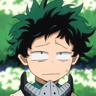 💚 emoji 💚~Изуку Мидория~💚 Telegram sticker 20 of 120